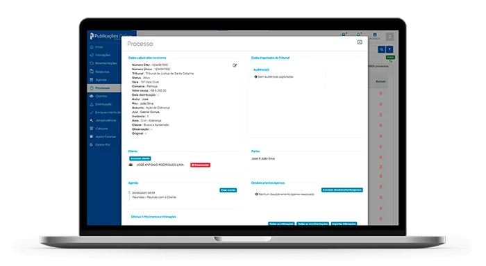 Sistema de processos no Software da POL.